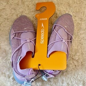 Speedo Junior WaterTrek Water Shoes Lilac Kids Swim